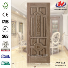 JHK-018 Zehn 10 Panel Hochwertige Evagination MDF EV Walnut Complex Tür Skin